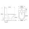 WC kombi, vyvýšené, vario odpad, kapotované, Smart Flush RIMLESS, keramické vč. sedátka navod