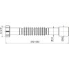 Odpadní hadice tvarovatelná flexi 5/4" x ø 40 rozměry | czkoupelna.cz