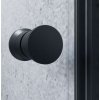 Sprchový kout nástěnný Komfort Black 90x100x90x190 cm madlo