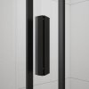 EASY BLACK sprchové dveře skládací 900mm, čiré sklo, EL1990B
