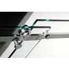 DRAGON sprchové dveře 1300mm  čiré bezpečnostní sklo 8 mm s povrchovou úpravou COATED GLASS. Výška dveří je 200 cm + Odstraňovač vodního kamene