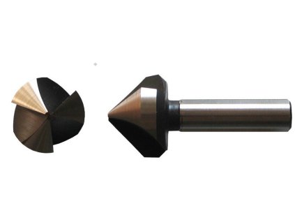 Záhlubník kuželový 4,3x40-4mm 3-břit 90° DIN335C HSS (M2)