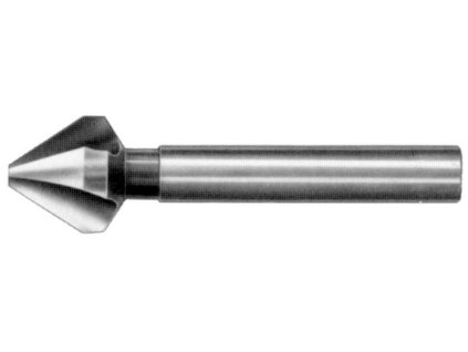 Záhlubník kuželový 6,3x45-5mm 3-břit 60° HSS