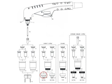 Nastavec kontaktni 5034 SCP 120 1