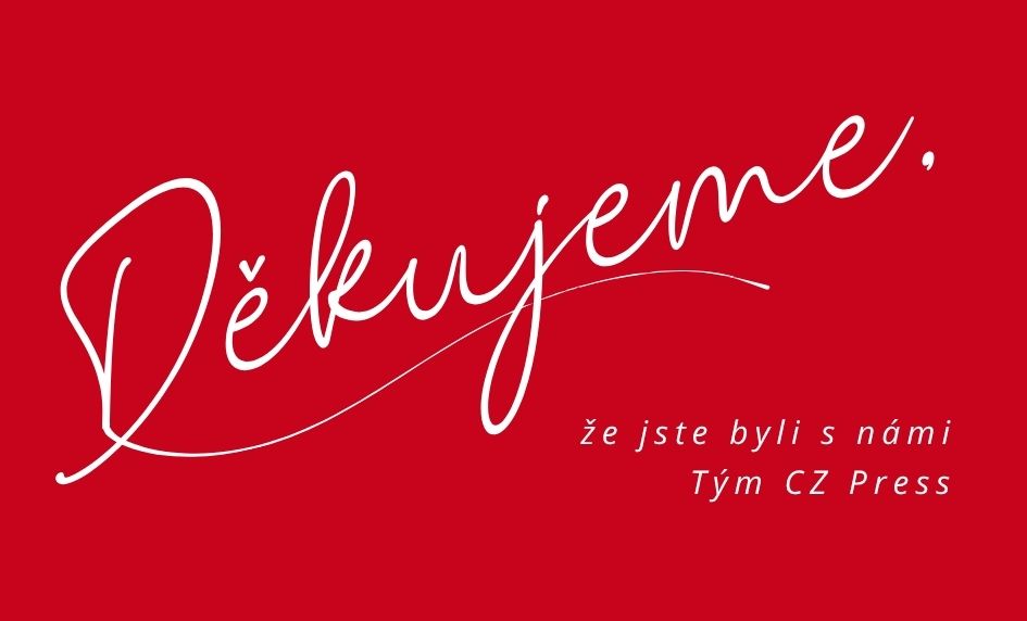 Děkujeme, že jste byli s námi