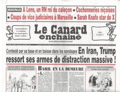 magazin Le Canard Enchainé FR 2026496