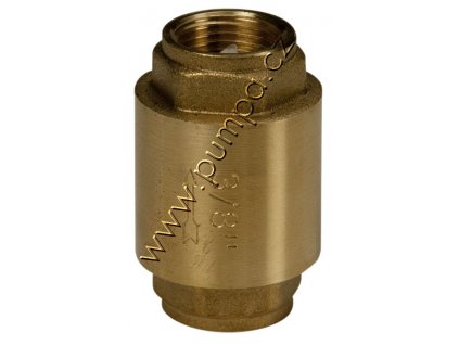 GIACOMINI R60 1" závitový zpětný ventil, celomosazný, těsnění NBR