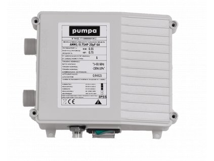 FOURGROUP AMM1 1,1kW 40uF 10A spínací skřiňka pro 1F ponorné čerpadlo IP55