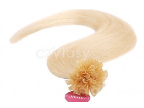 Asijské vlasy na metodu keratin odstín 613 po 20 ks