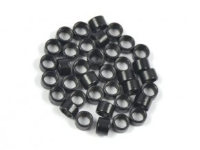 Kroužky micro ring 4,5 mm bez silikonu - černé