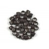 Kroužky micro ring 4,5 mm bez silikonu - tmavě hnědé