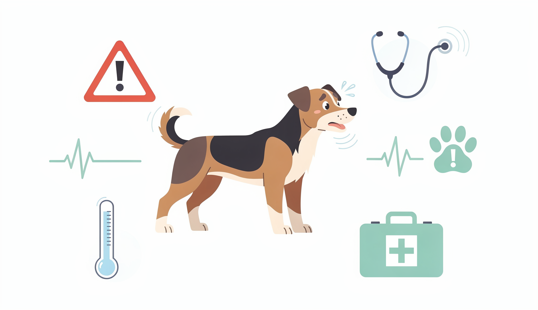 První pomoc u psa: Jak poznat, že jde o stav ohrožující život?