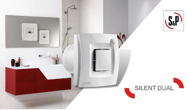 Dizajnové moderné ventilátory do kúpeľne