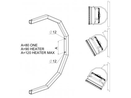 Sonniger HEATER CR 1/2/3/ MIX1 konzola