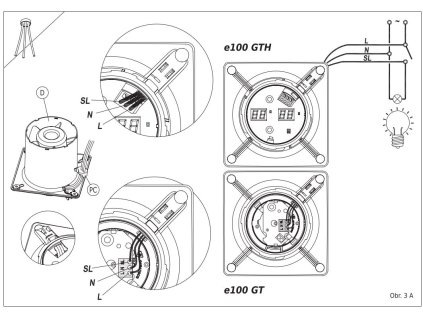 Ventilátor CATA e100 GTH