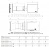Vortice Vort HRW 40 Mono Evo HCS WIFI - rozmery