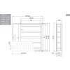 Systemair F-B90-150x875-00-H0-rozmer