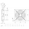 Systemair AW 355D4-2EX-rozmer