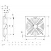 Systemair AW 650D6-2EX-rozmer
