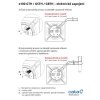 Ventilátor do koupelny CATA e120 GBTH-schema