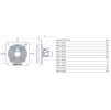 Vortice E 404 T ATEX II 2G/D h T3/125°C X Gb/Db