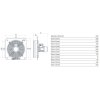 Vortice E 454 T ATEX II 2G/D h T3/125°C X Gb/Db