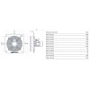 Vortice E 504 T ATEX II 2G/D h T3/125°C X Gb/Db