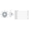 Vortice E 604 T ATEX II 2G/D h T3/125°C X Gb/Db