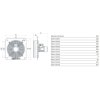 Vortice E 254 M ATEX II 2G/D h T3/125°C X Gb/Db
