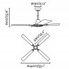 Stropní ventilátor FARO Malvinas - 33111