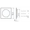 Vortice KIT VV 230/9"_rozměr
