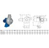 Venplast PCM 150/110-2 400 V PP PTC - rozměr