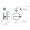 Systemair FDR-3G-200-H2-rozmer