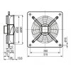 Axiální ventilátor HXTR/2-250