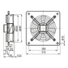 Axiální ventilátor HXTR/4-250