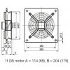 Axiální ventilátor HXTR/6-450