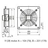 Axiální ventilátor HXTR/4-500