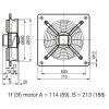 Axiální ventilátor HXTR/6-560