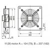 Axiální ventilátor HXTR/4-630