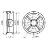 Potrubní ventilátor TXTR/4-315 IP44