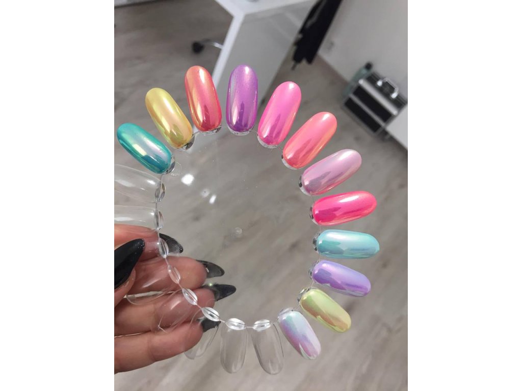 ✅ Aurora Extreme Flake pigmenty vytvárajú unikátny holografický efekt ✅