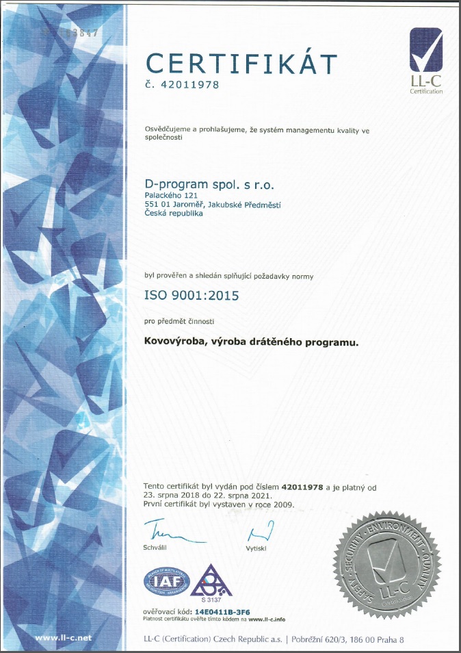 Certifikace ISO