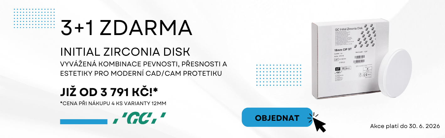 GC Initial Zirconia Disk 3+1 ZDARMA