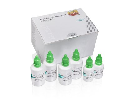 Initial Zirconia Coloring Liquid Intro Kit 6