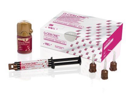 G-CEM ONE Universal System Kit – univerzální samoadhezivní pryskyřičný cement, kompletní sada GC