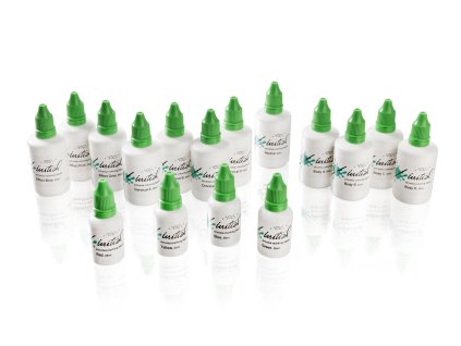 GC Initial Zirconia Coloring Liquid – výběr jednotlivých odstínů barvicích kapalin pro zirkon