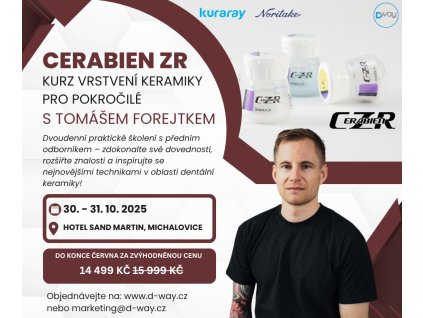 CZR - kurz vrstvení keramiky pro pokročilé