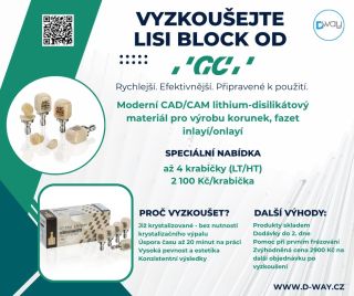 Vyzkoušejte GC LiSi Block za zvýhodněných podmínek✨ Hledáte způsob, jak si zjednodušit workflow a zároveň ušetřit čas při...