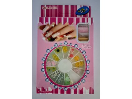 Dekorační květiny na nehty