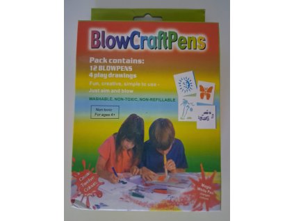 Foukací fixy - 12 ks